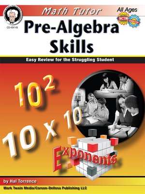cover image of Pre-Algebra, Grade 4 - 12